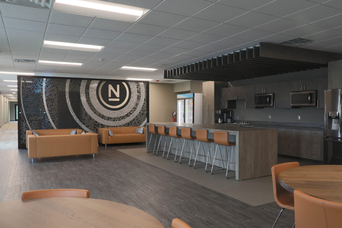 The break area in our corporate HQ.
