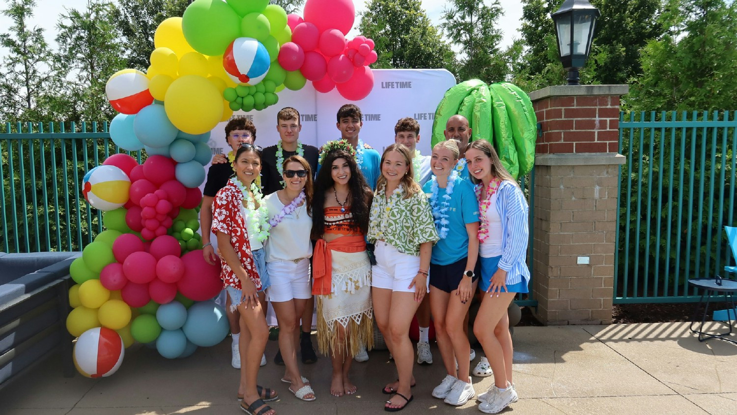 Seasonal summer Team Members at Burr Ridge working at our annual Poolapalooza summer event