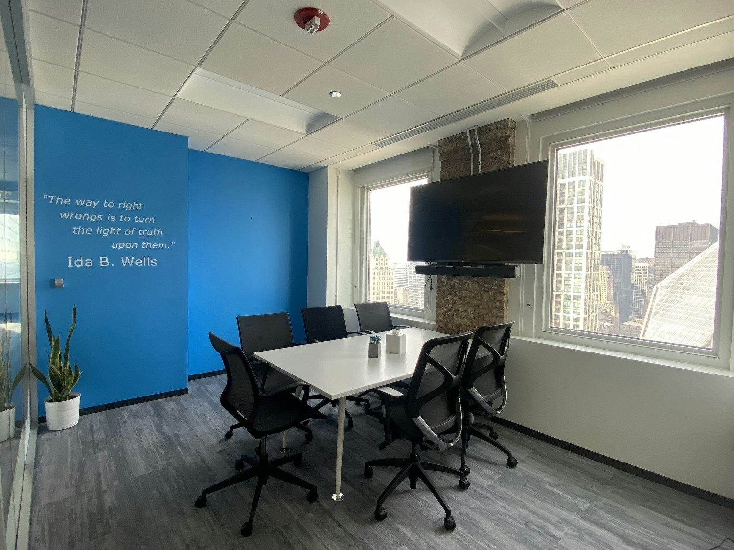 Just one of our many conference rooms.