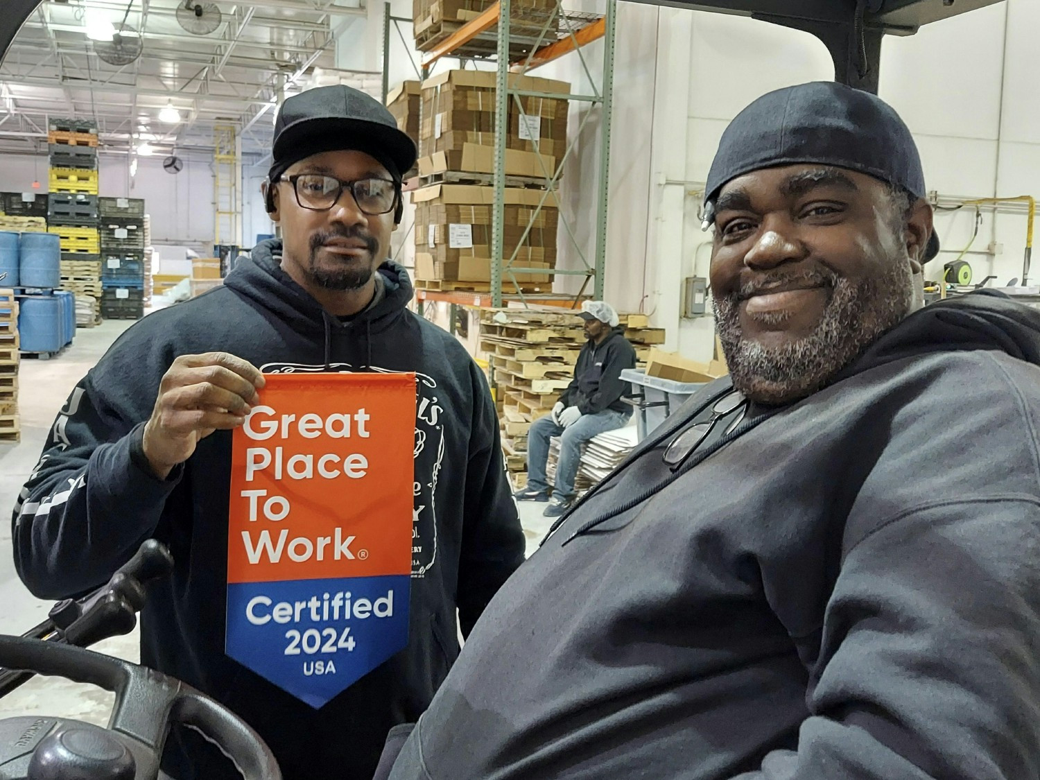 Celebrating being named a Great Place To Work