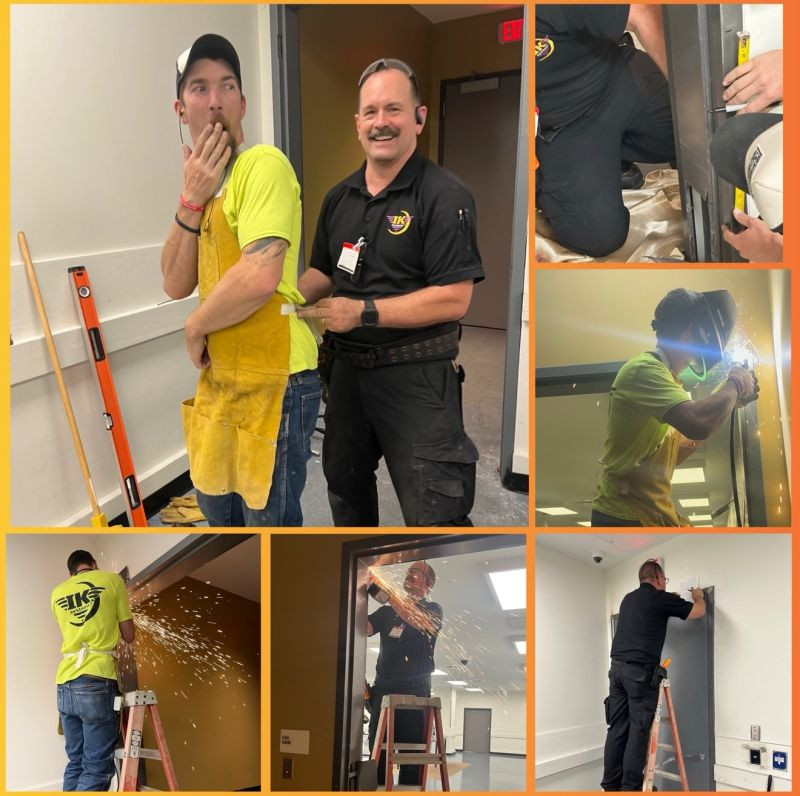 A fun group of pictures on a job site