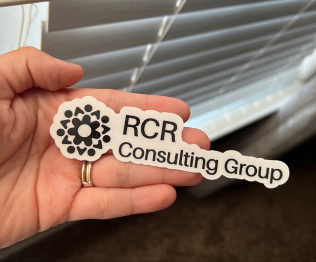 Giving our employees some RCR Swag! 