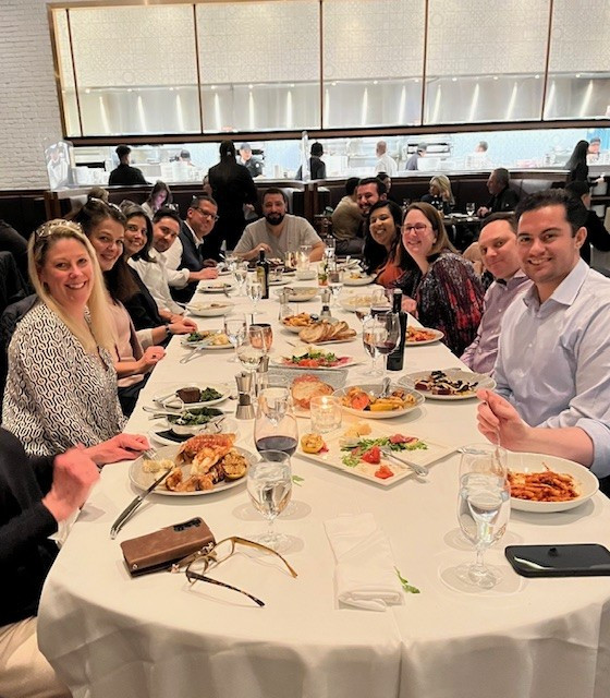 The team celebrating the opening of our Long Island office. 