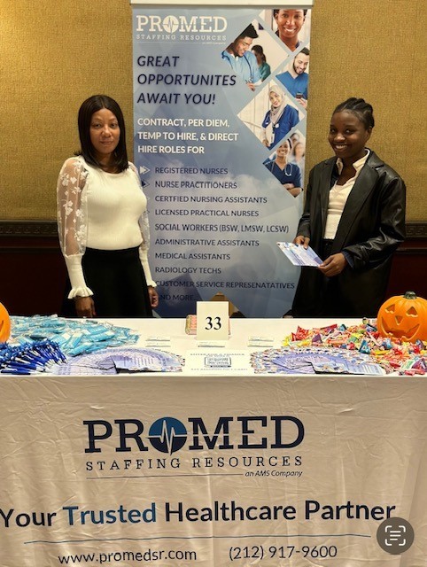 Senior Director of Recruitment, Jacquelynn Mack Torres, and LTC recruiter, Marie Michel, at Career Fair Day