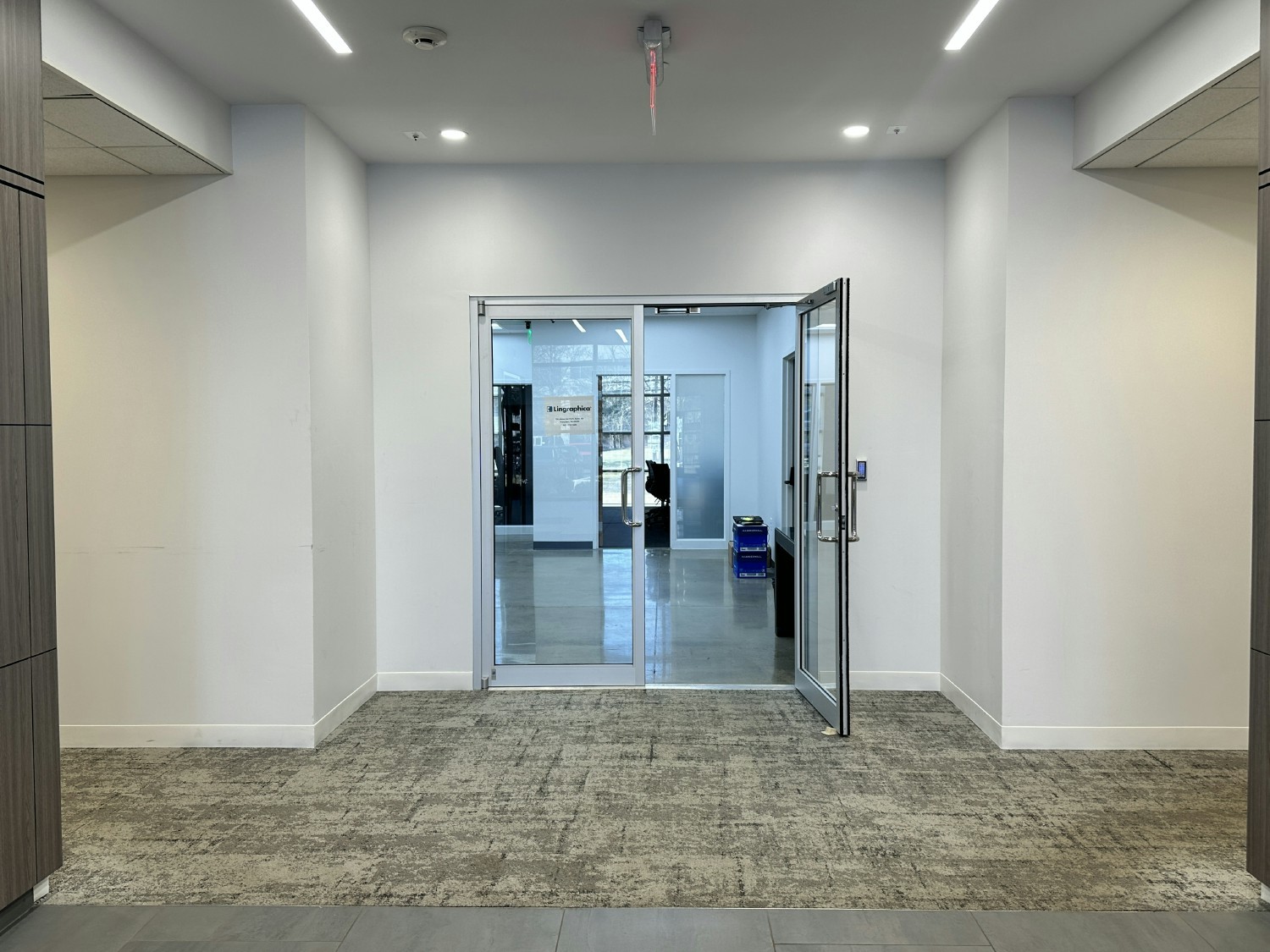 New office entrance