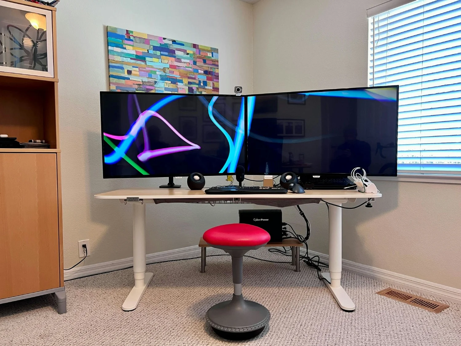 As a fully remote company, we have offices everywhere! This is a team member's home office in California.