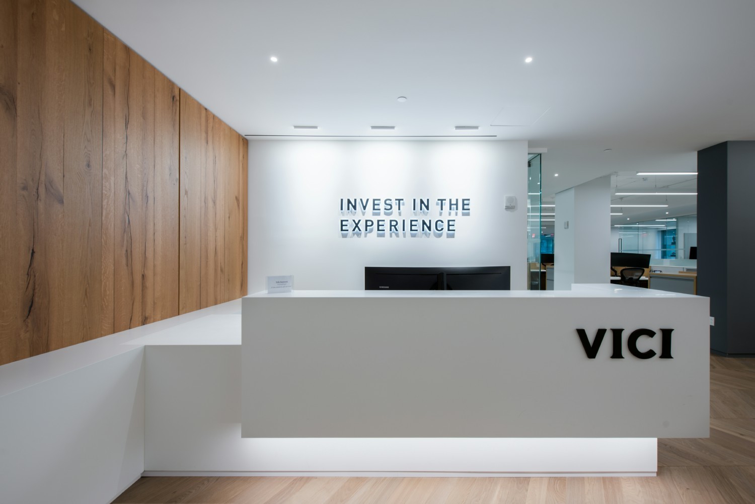 The beautifully designed VICI headquarters in New York City.