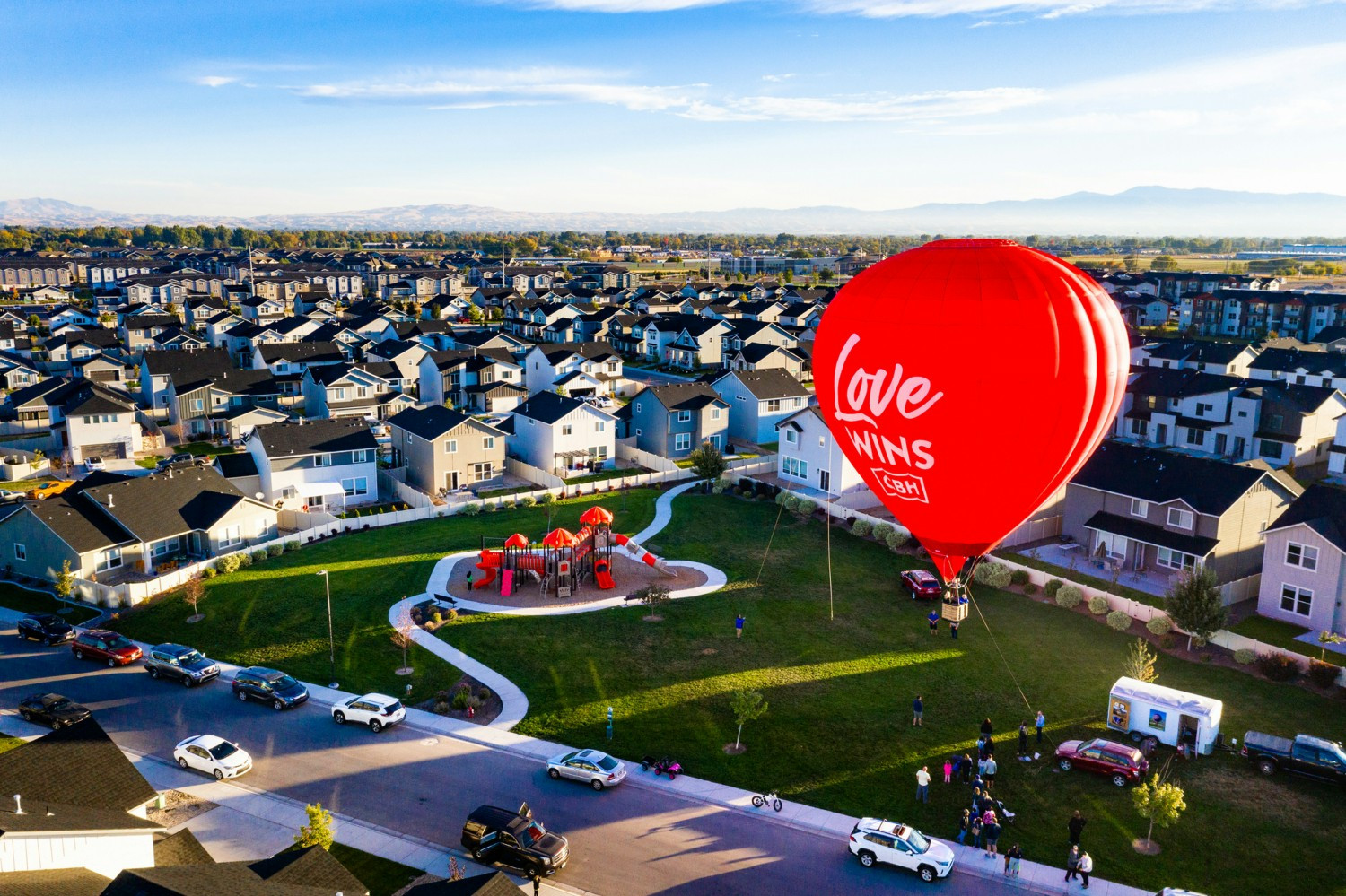 The CBH Love Wins Balloon.