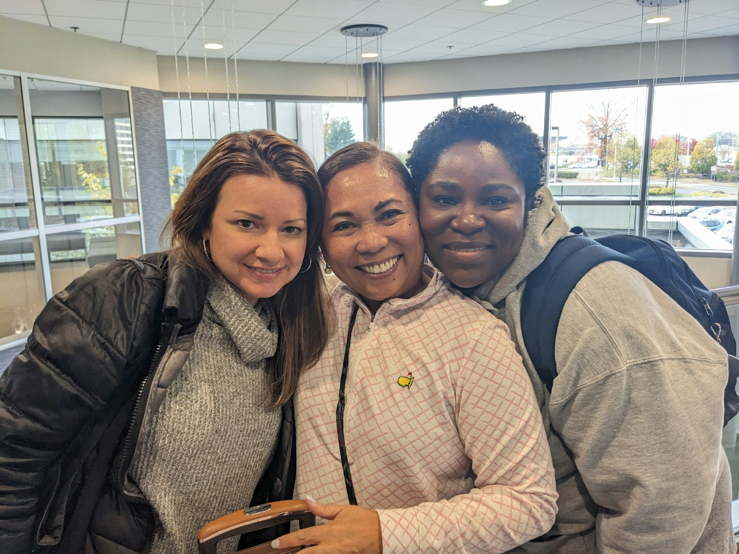 Admiral employees in the NJ office take a moment for a quick selfie.