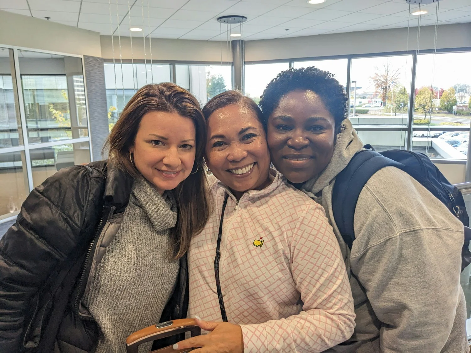 Admiral employees in the NJ office take a moment for a quick selfie.
