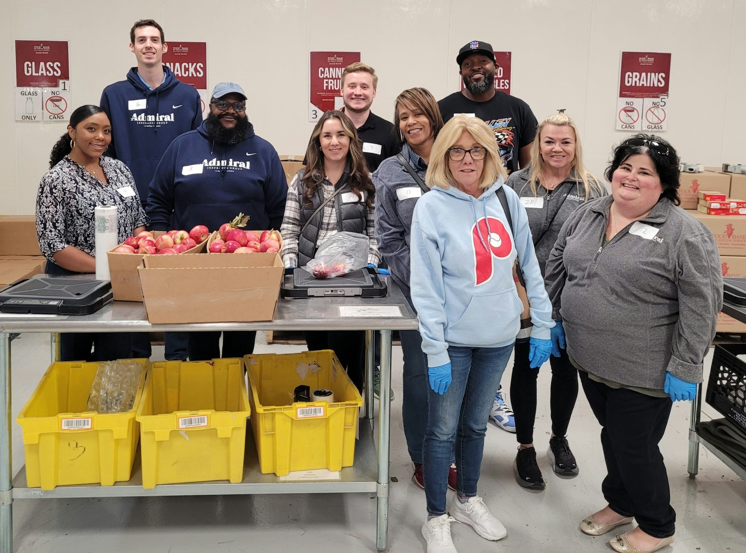 Some of our NJ staff putting their volunteer time off to good use!