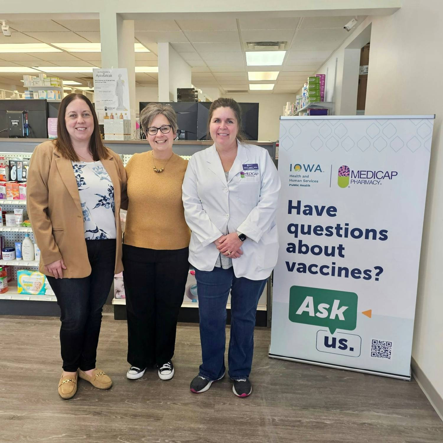 Medicap Pharmacy has donated $20,000 to Food Bank of Iowa through vaccinations of local Iowans.