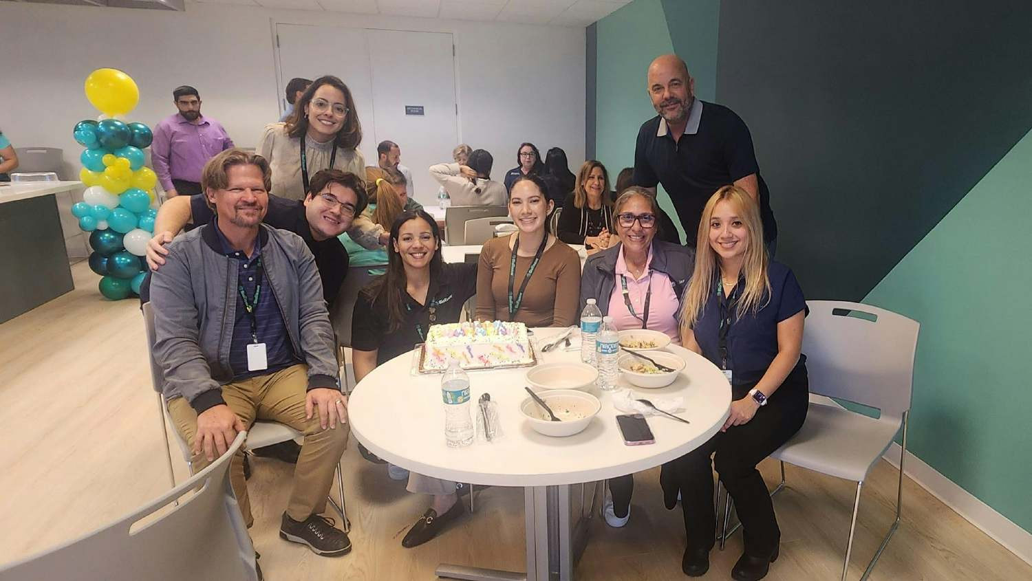 Employees at BioTissue enjoy their first team lunch in our brand new office headquarter space in Miami, FL.