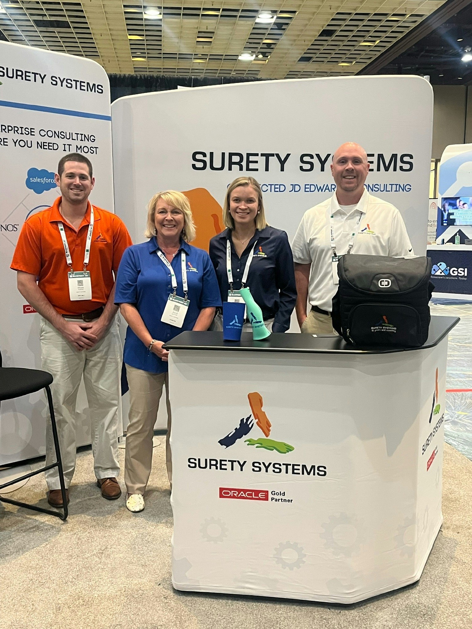 Surety Systems at a software conference in Las Vegas