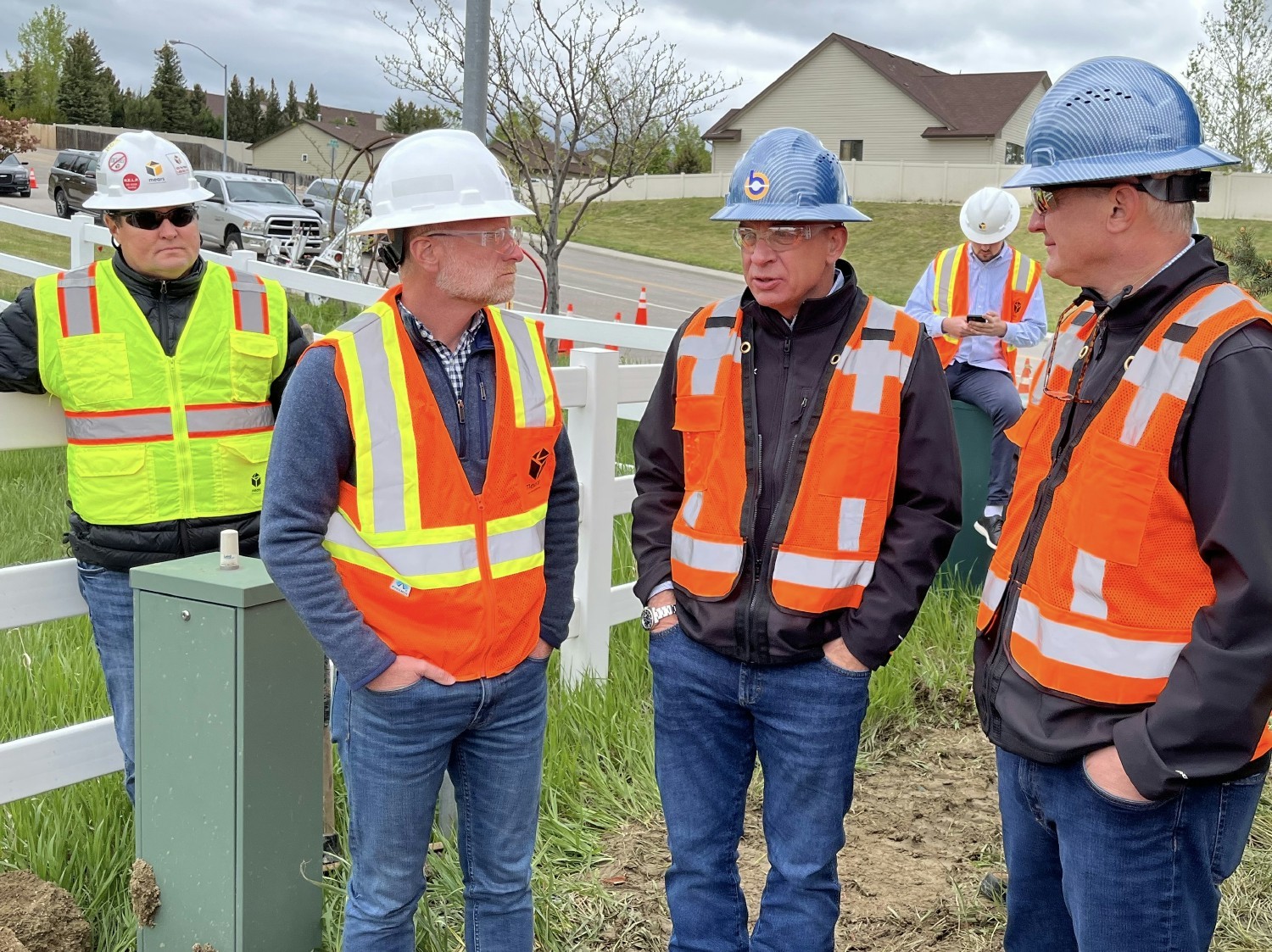 Leaders discussed Bluepeak's plans for expansion with FCC Commissioner Brendan Carr during his visit to Casper, Wyoming.