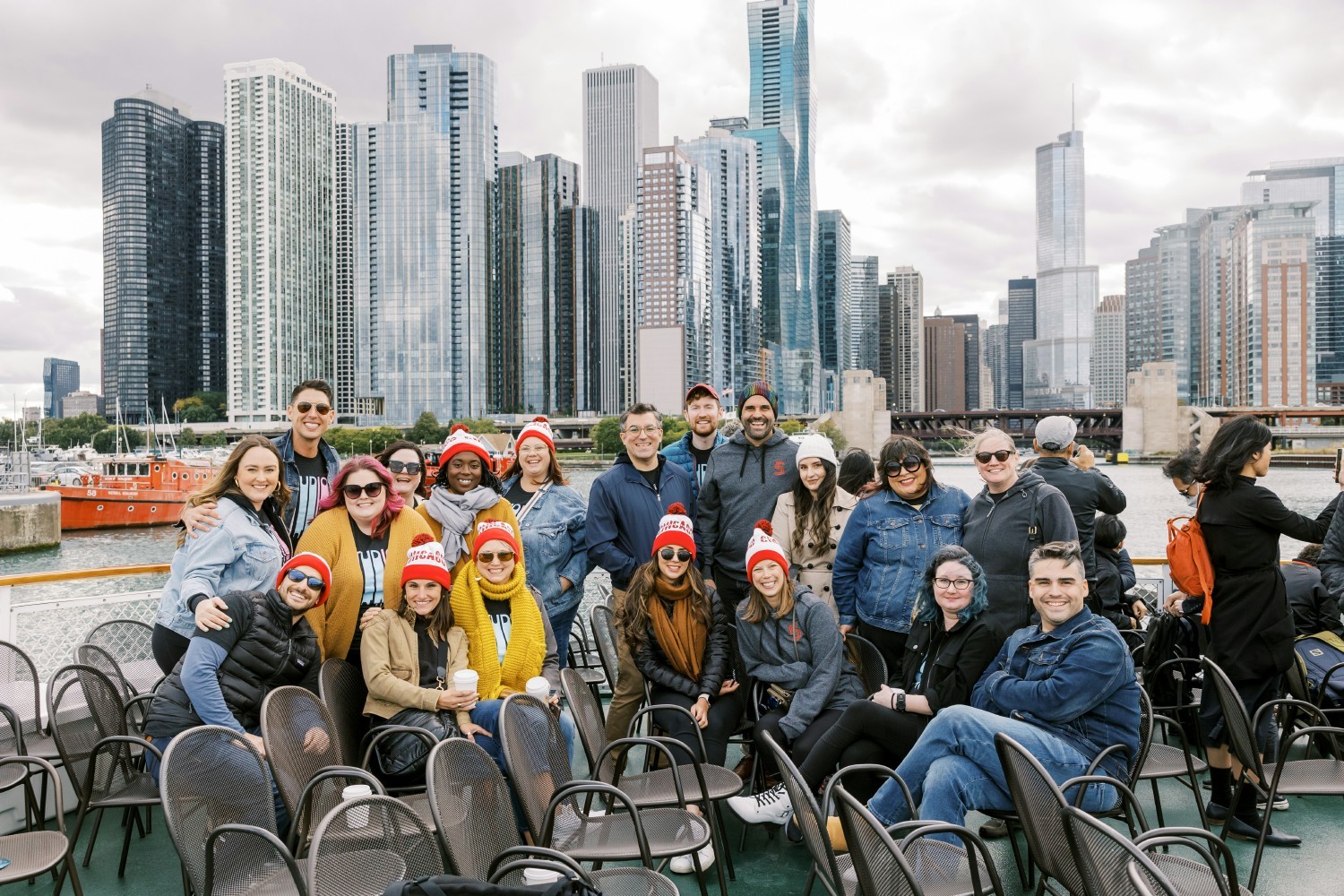 Studio 5 Team ignites growth at their bi-annual Camp Venture in Chicago while on the architectural boat tour!