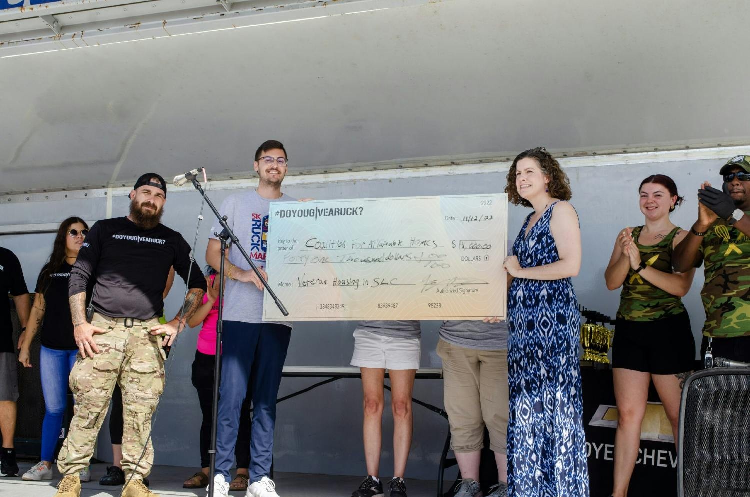 Valor for Veterans partnered with Do You Give Ruck? to help veterans experiencing homelessness in Florida. 