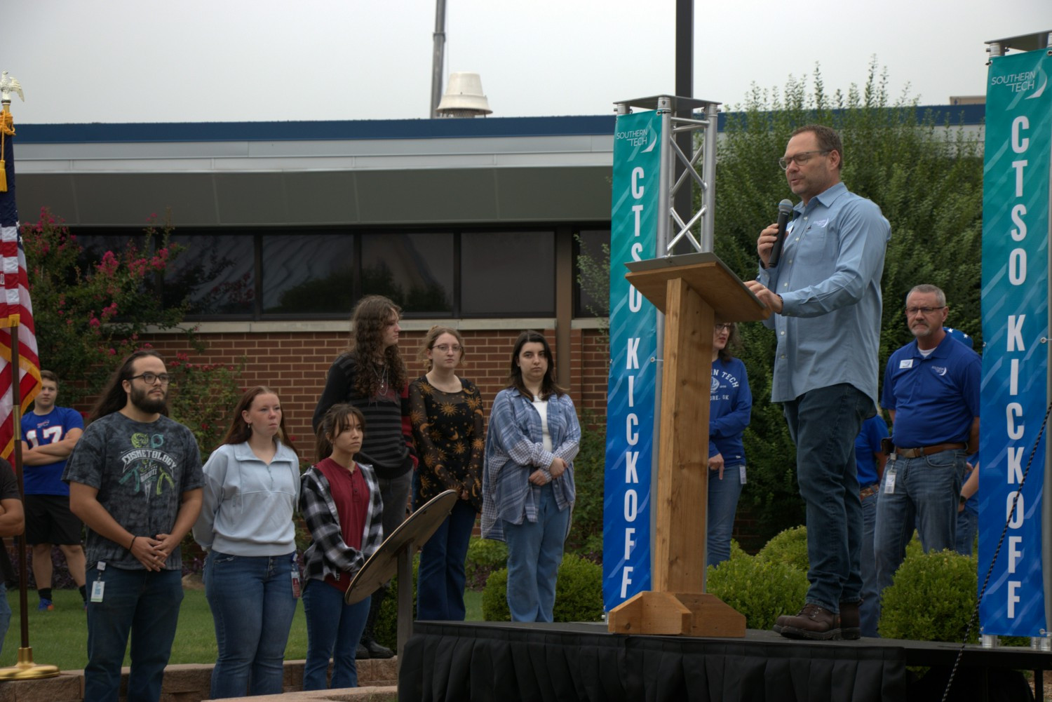 SouthernTech Students and Staff at the CTSO Kickoff.