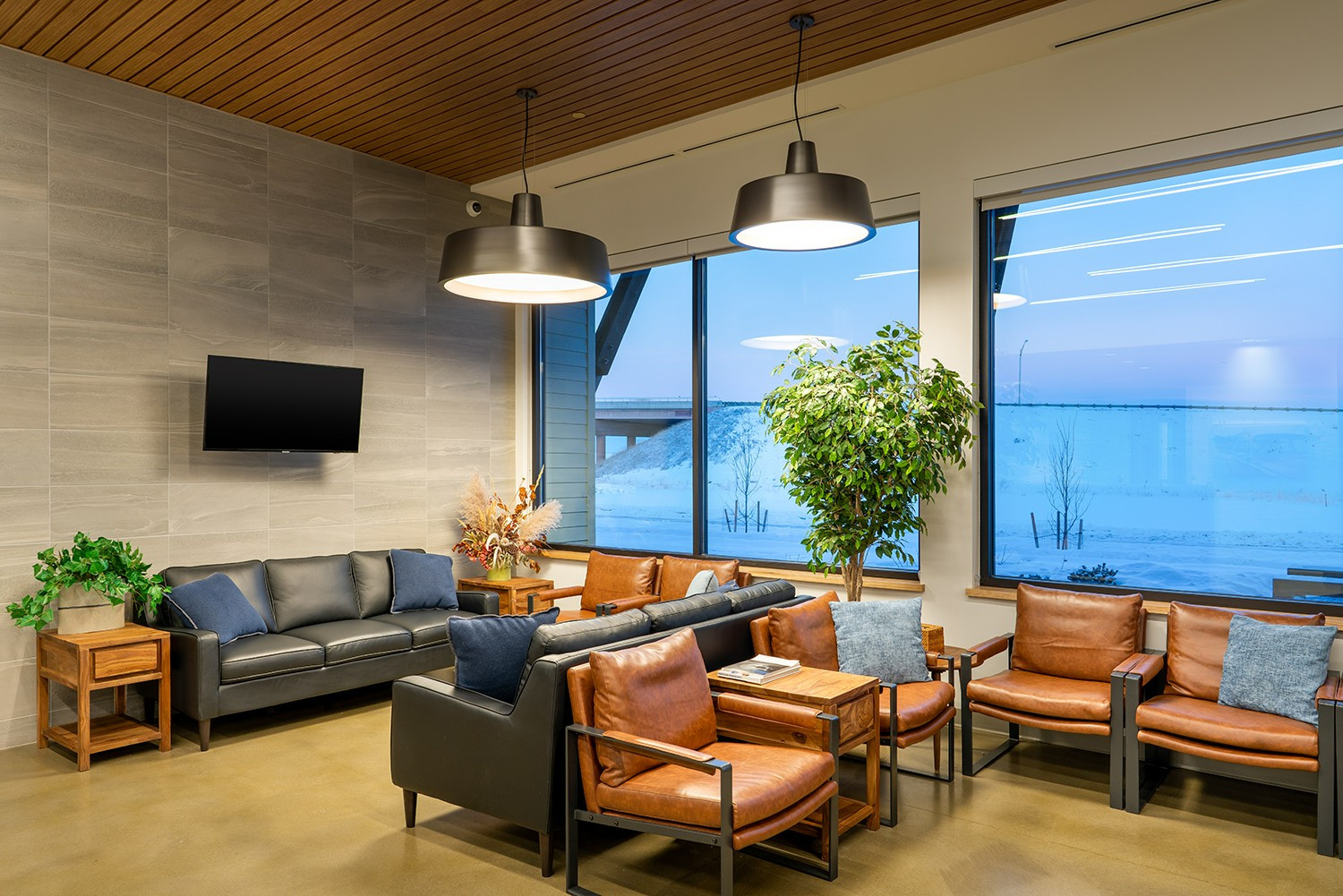 Our warm and welcoming lobby. 