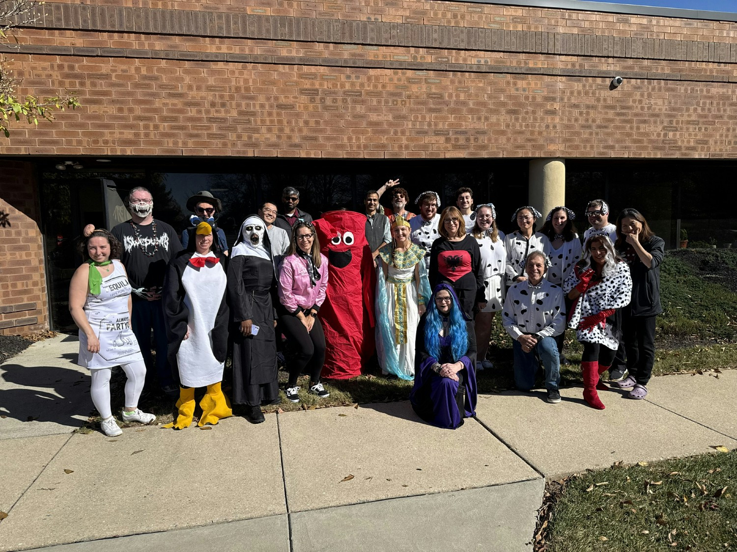Group pic in costume Halloween 2024