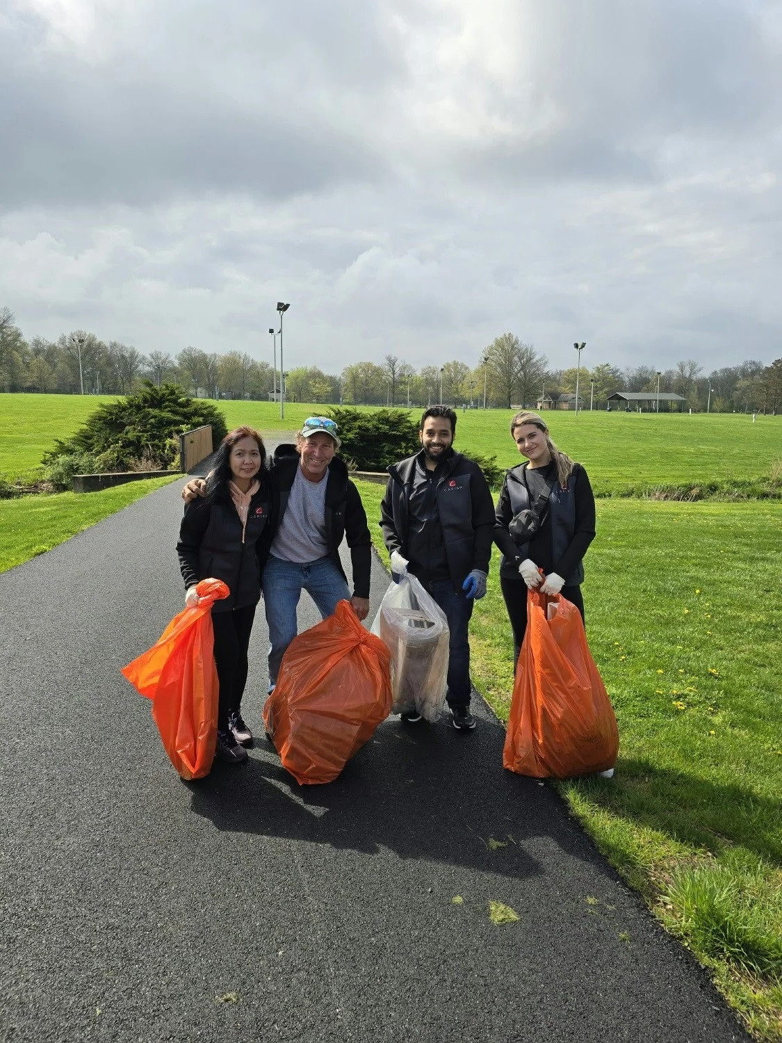 We enjoy supporting our community and celebrating Earth Day with a local stream clean up as a team.