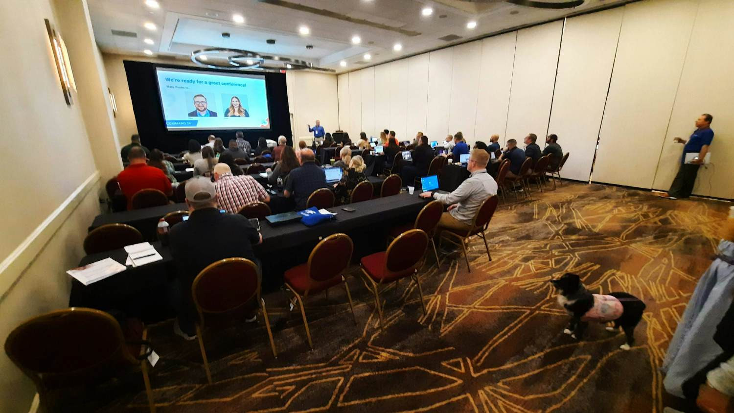 Our presenter kicks off Command, our annual user conference held each year at different locations through the US.