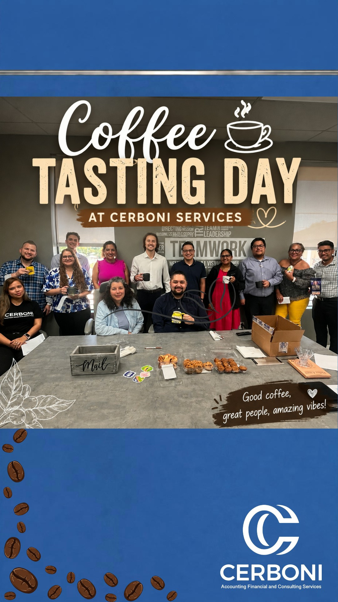 We had a coffee tasting event for our team last week and it was so much fun!