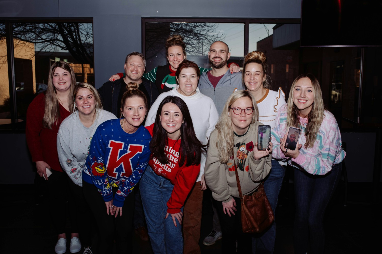 Our Nursing team at our holiday party.