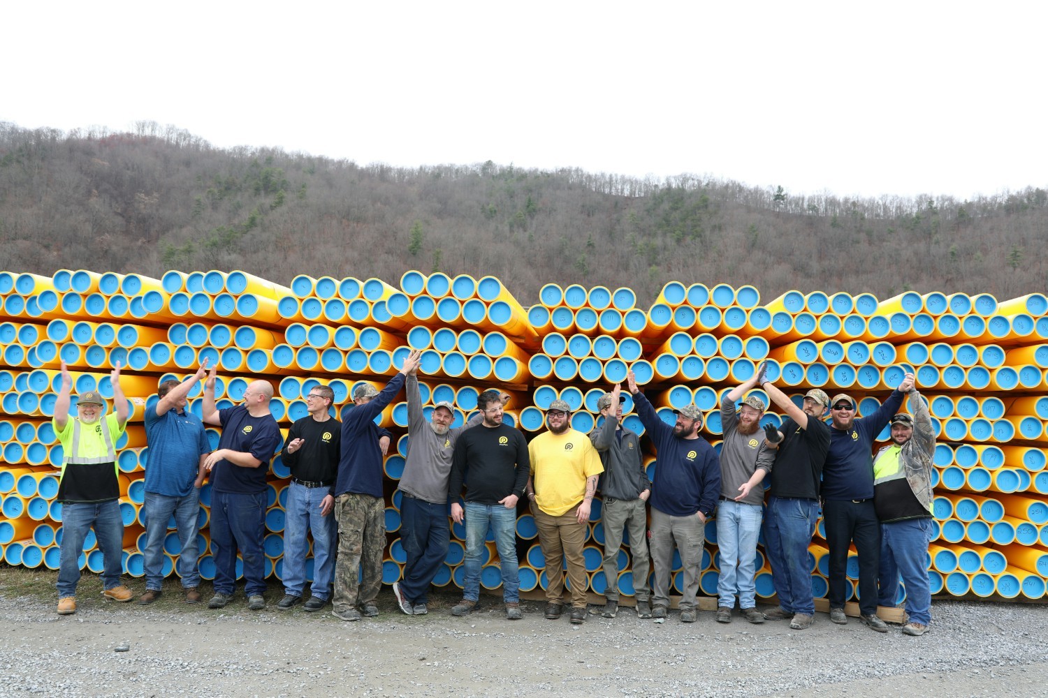 A few employees at our Erwin, TN facility