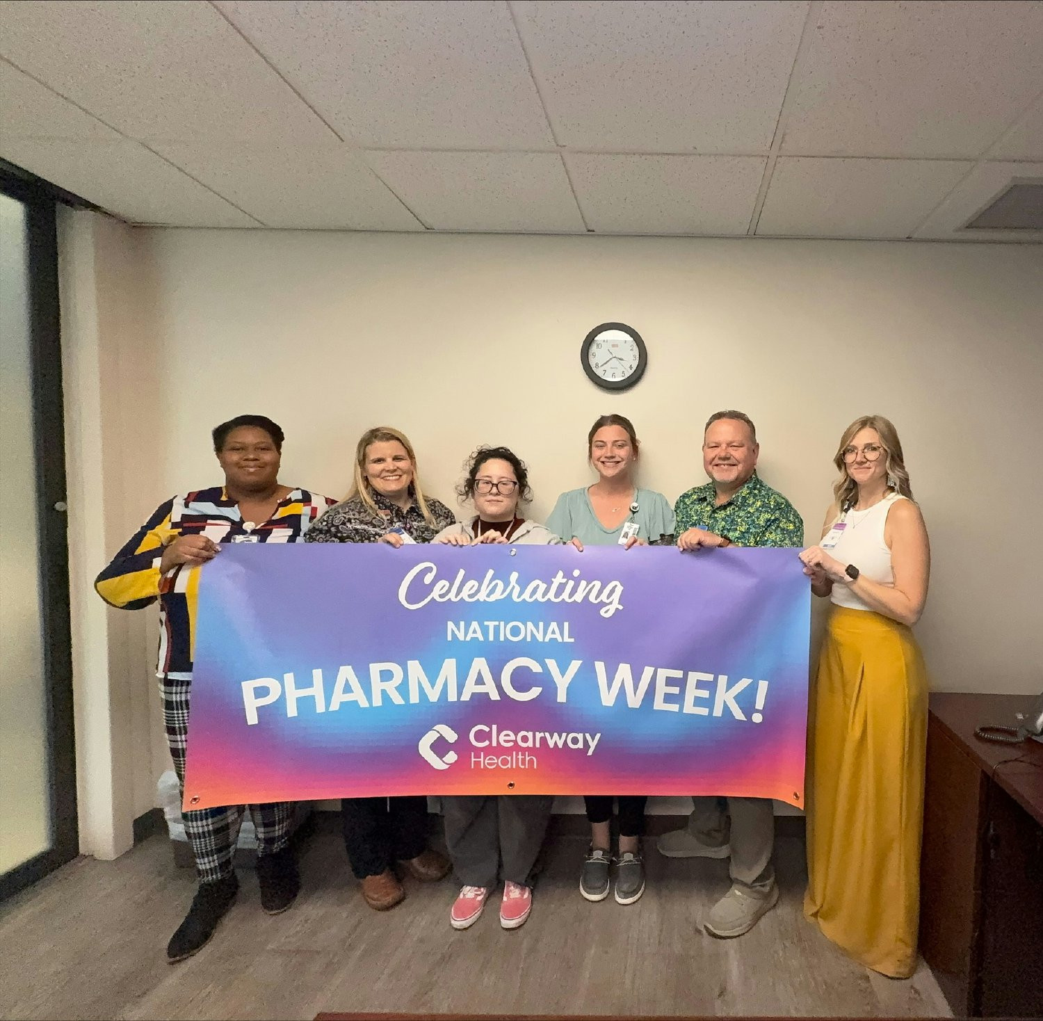 Our on-site team celebrates National Pharmacy Week, honoring and appreciating our valued hospital pharmacy partners.