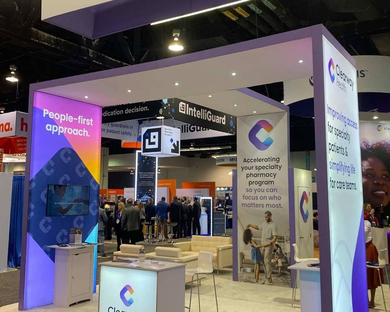 Clearway Health conference booth; come visit us! 