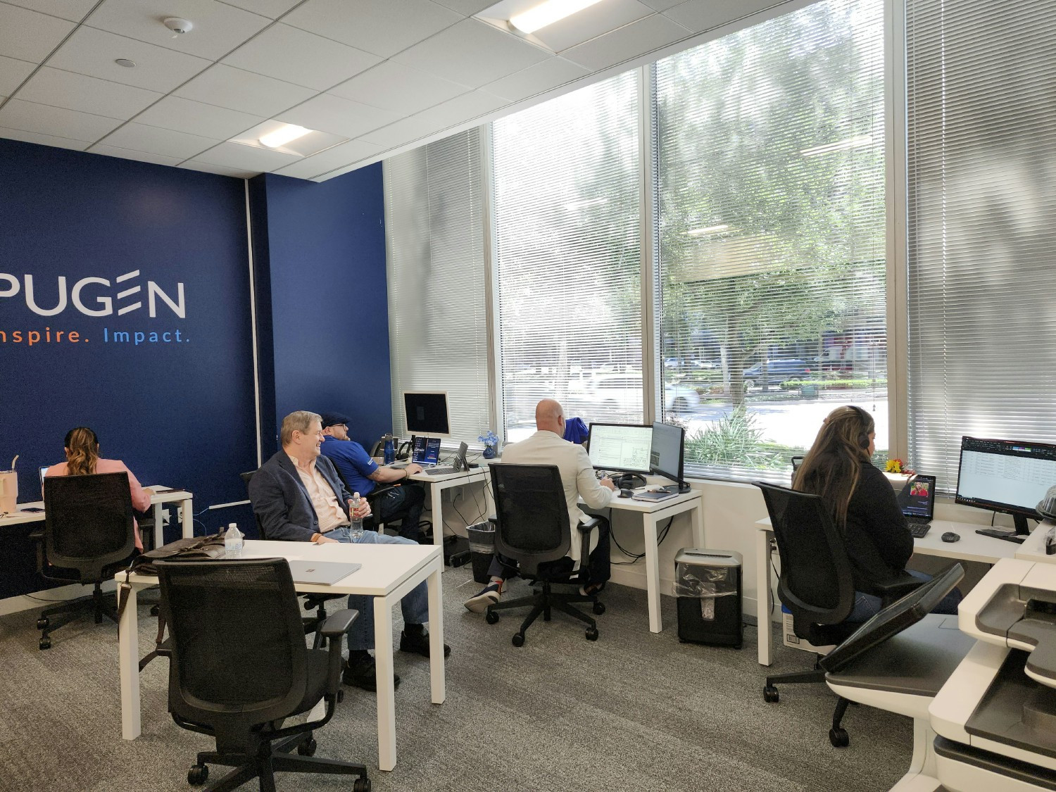 CSI team members working in the Houston, Texas office.