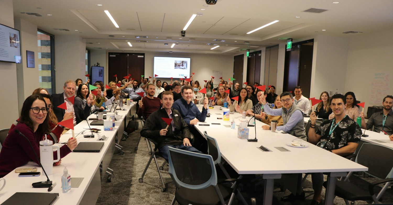 The entire CPA team during a recent Diversity, Equity and Inclusion training focused on overcoming unconscious bias.