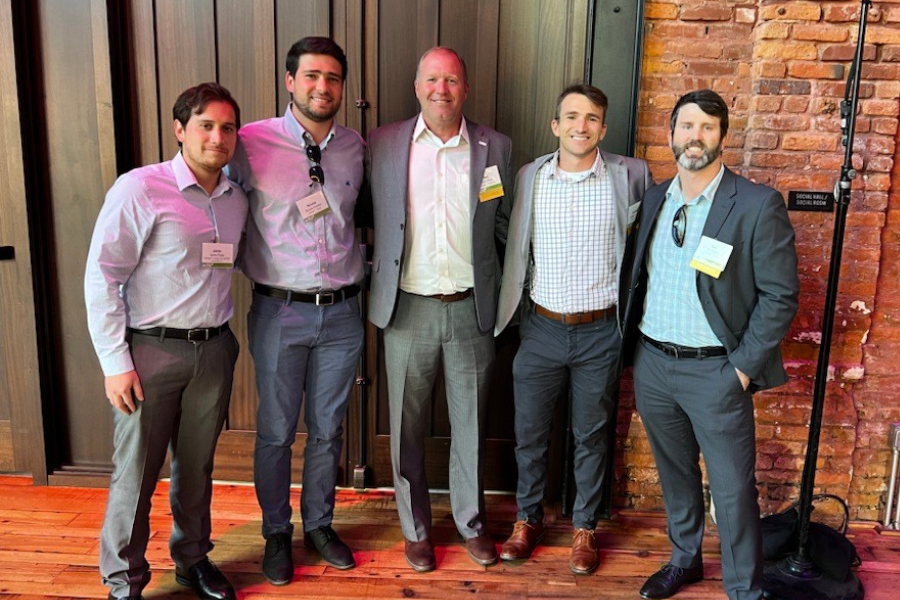 GFY's St. Petersburg/Tampa engineering team members at a conference. 