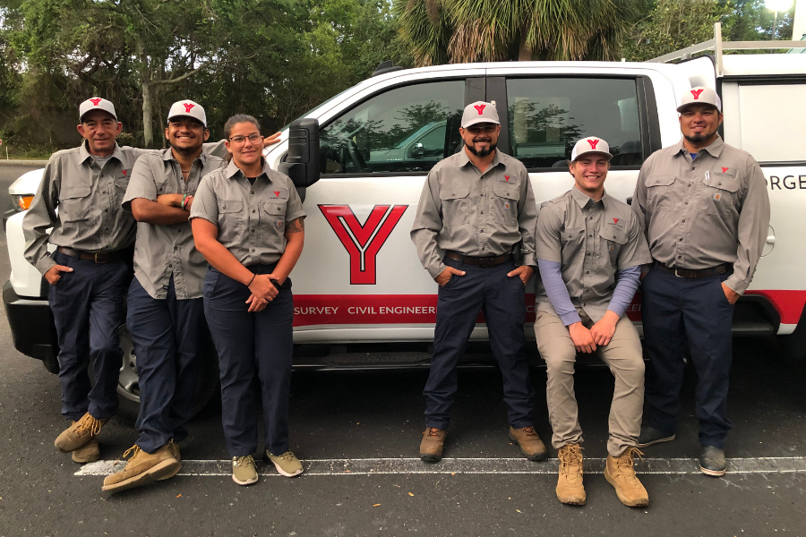 GFY's Lakewood Ranch survey crew. 