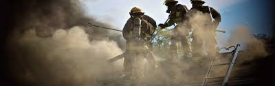 Responding to a house fire.