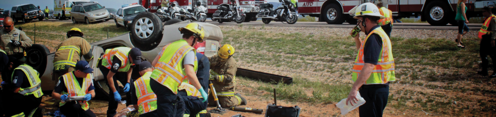 Responding to a multi-vehicle accident