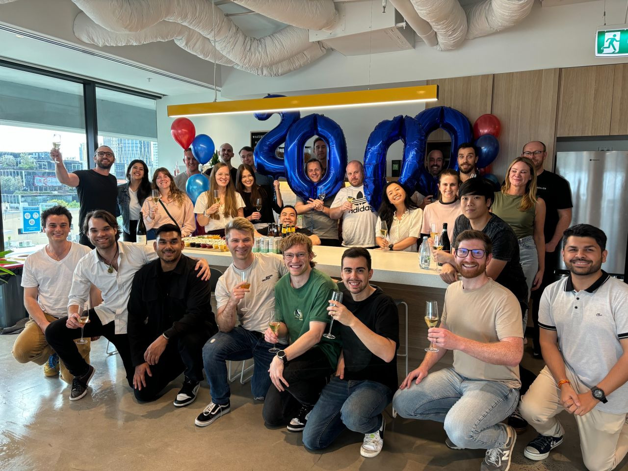 Celebrating 2,000 customers with our global team! Cheers to growth, community, and the journey ahead! 🎉🌍