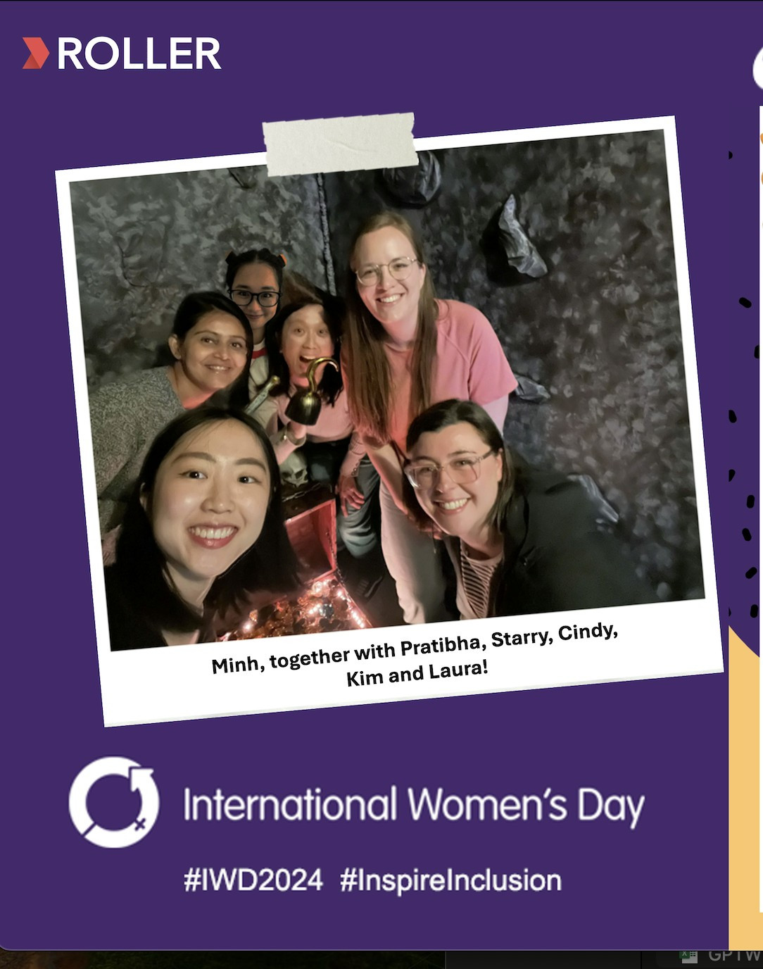 Celebrating International Women's Day at ROLLER