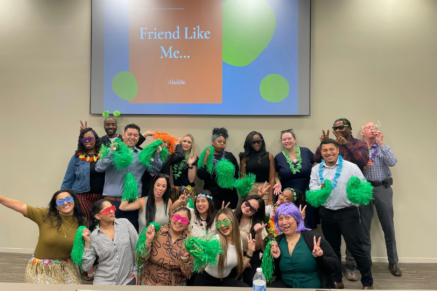New team members are introduced to the Next Level culture on their first day of orientation
