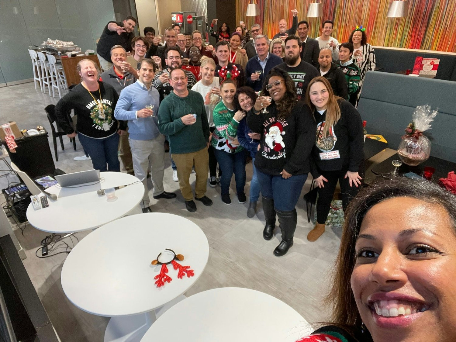 Holiday Happy Hour in our Dallas headquarters