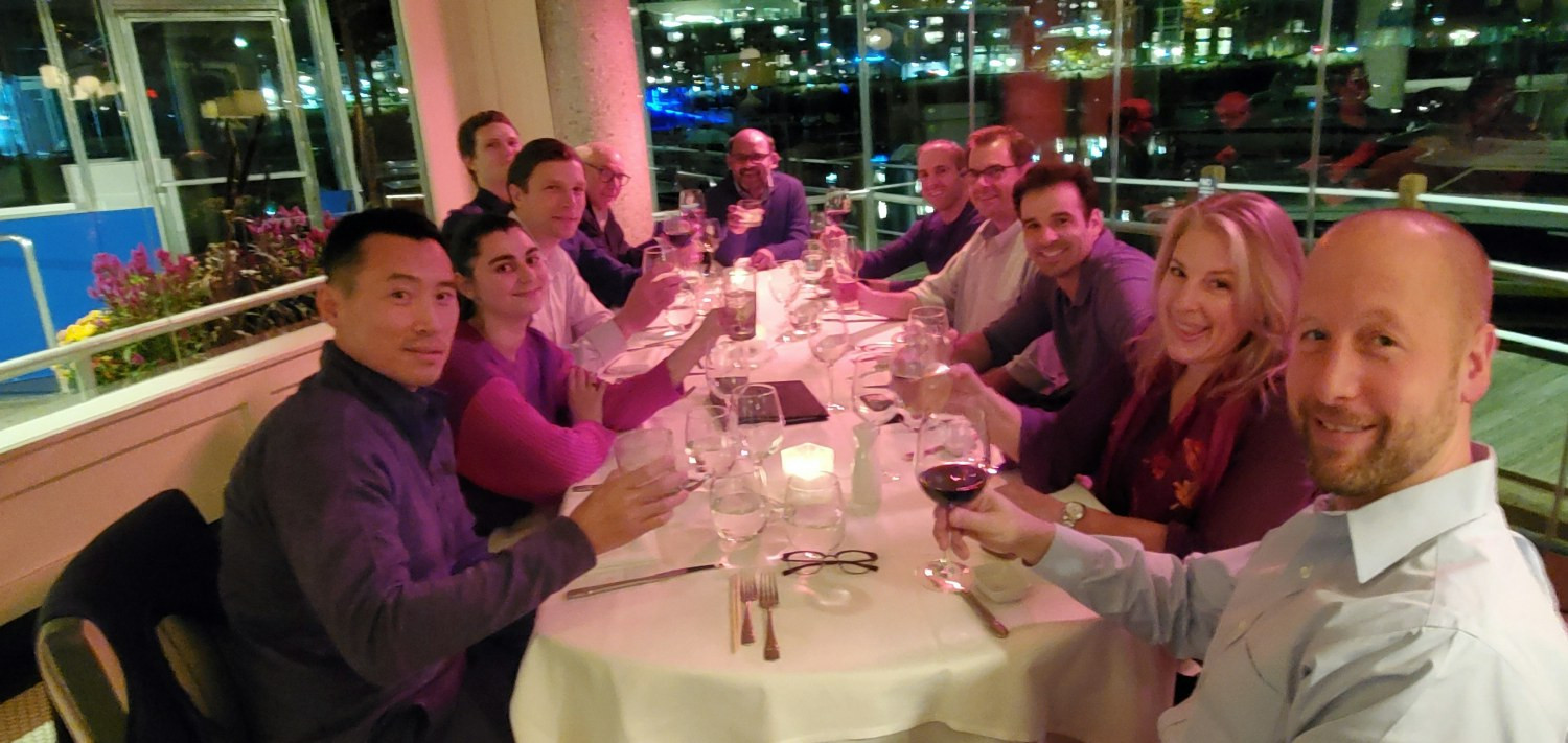 Holiday Dinner for our Grains Trading teams from New York and Connecticut offices