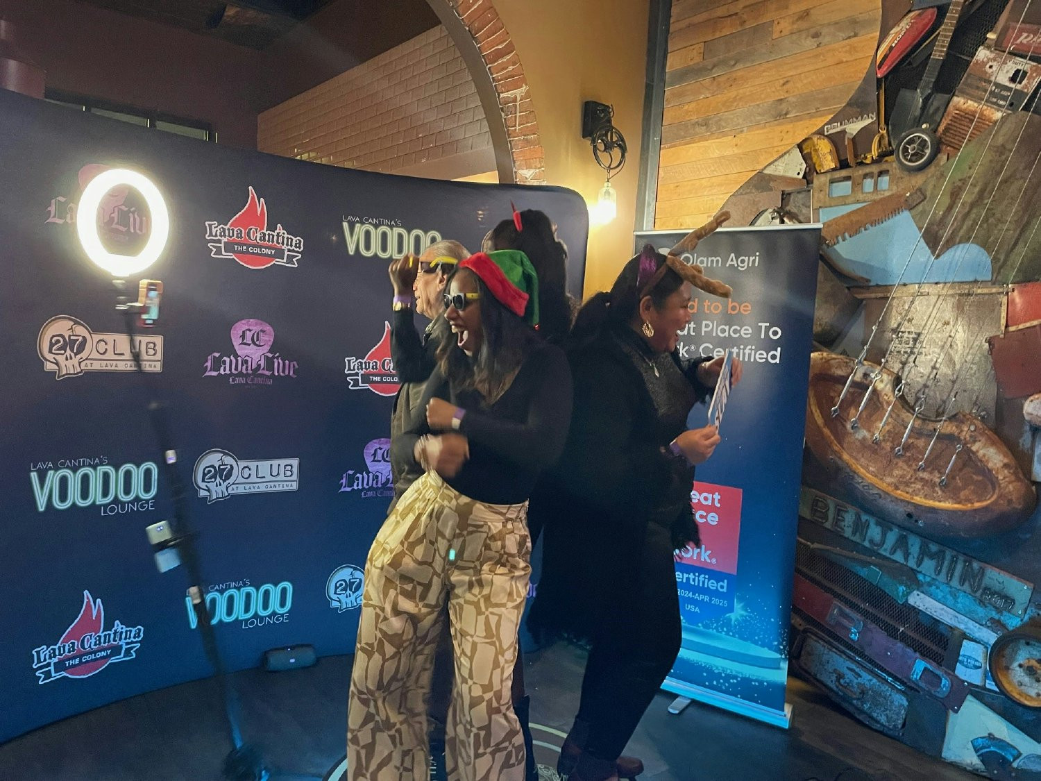 We celebrated our holiday party with one mission: have fun. The night was all about reconnection and recognition. 