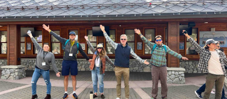 Scavenger hunt during annual Company offsite.