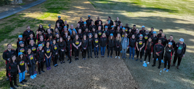 Team picture at our offsite retreat in Death Valley!