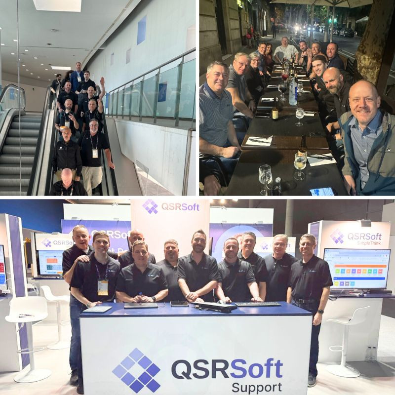 QSRSoft employees attended McDonald's Worldwide event in Spain, connecting with industry leaders.