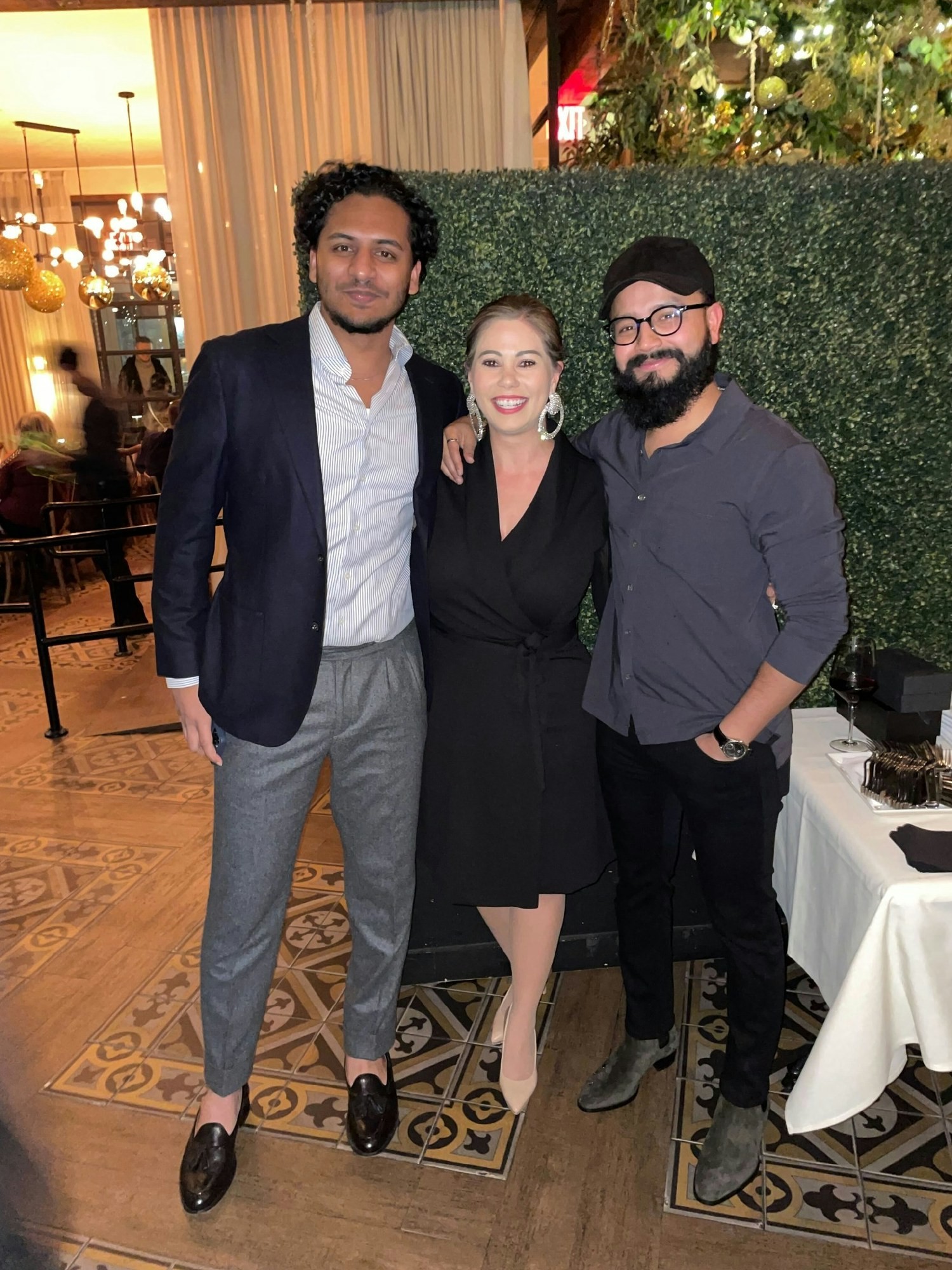 Atif Hussain, CPO, Grace Andres, CRO, and Sufian Chowdhury, CEO 