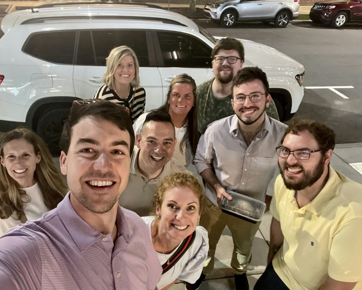 Selfie from teammates in our Charlotte core site 