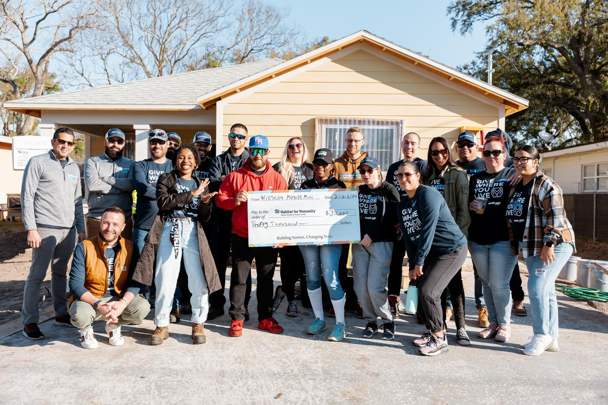 Orlando employees gave their time to build homes in the area through a corporate partnership with Habitat For Humanity. 