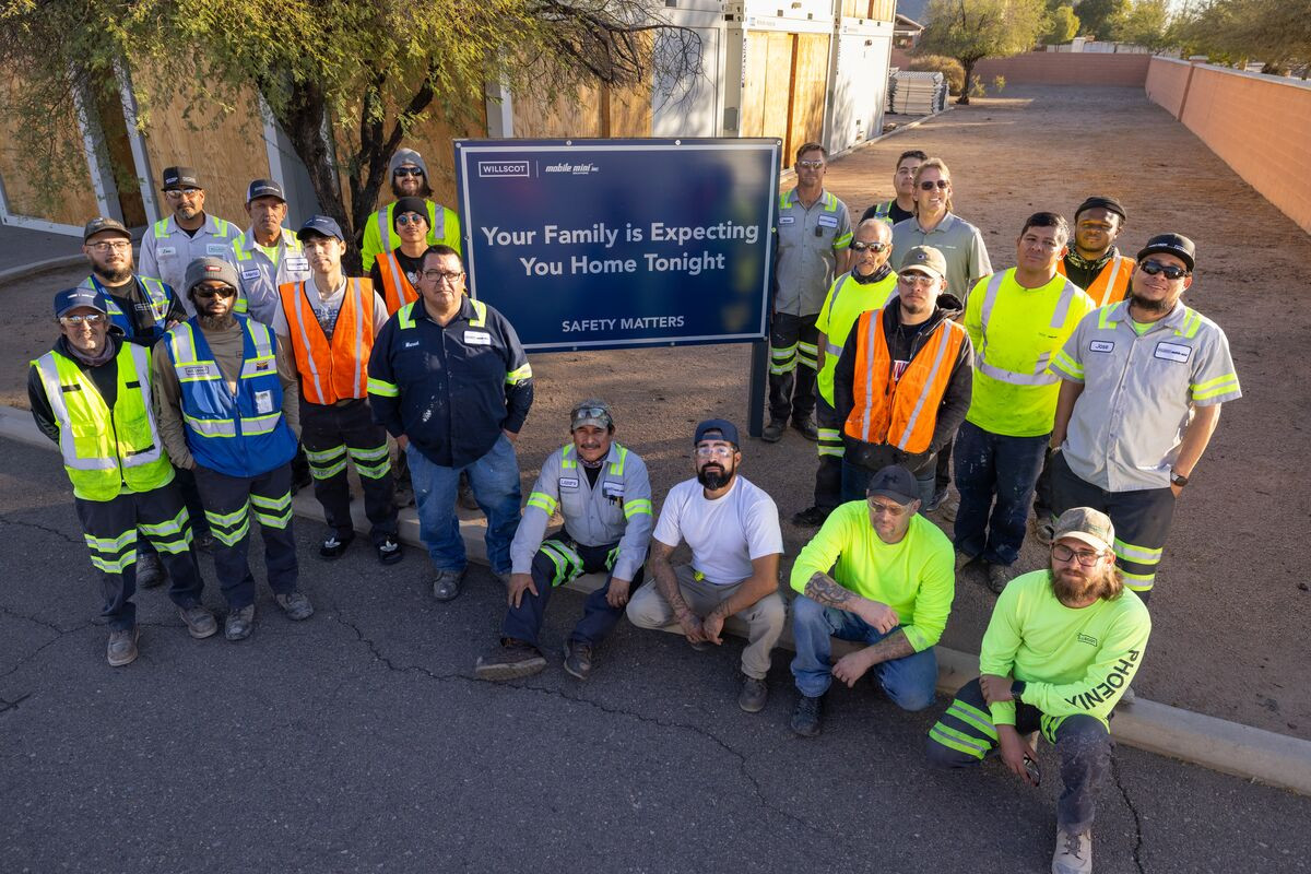 At WillScot, the safety of our employees is a top priority. Pictured: Our Chandler, AZ branch team.